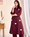 Maroon Bliss Co-Ord Set