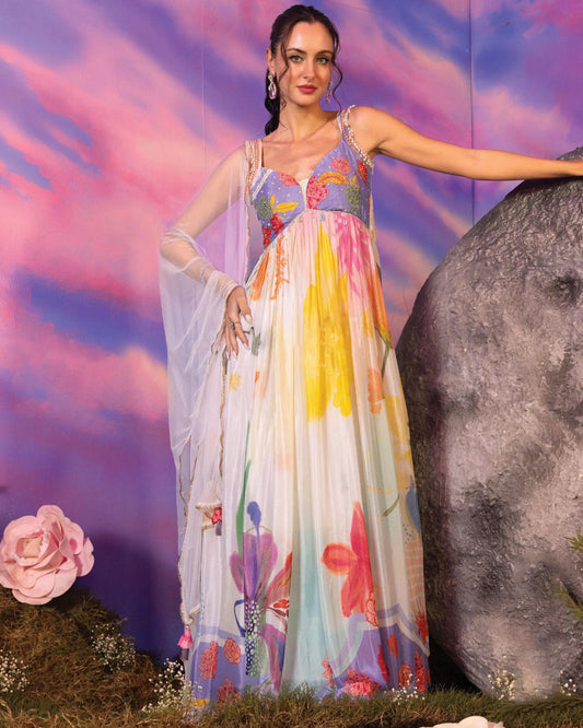 Ethereal Bloom Gown