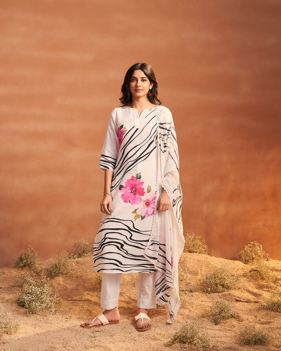 Ivory Bloom Suit