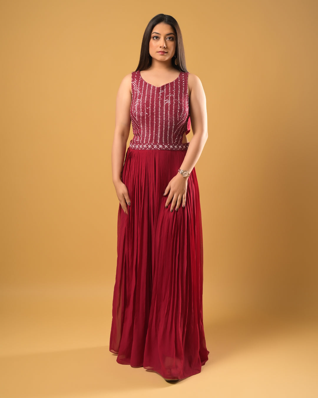 Ruby Radiance Jumpsuit
