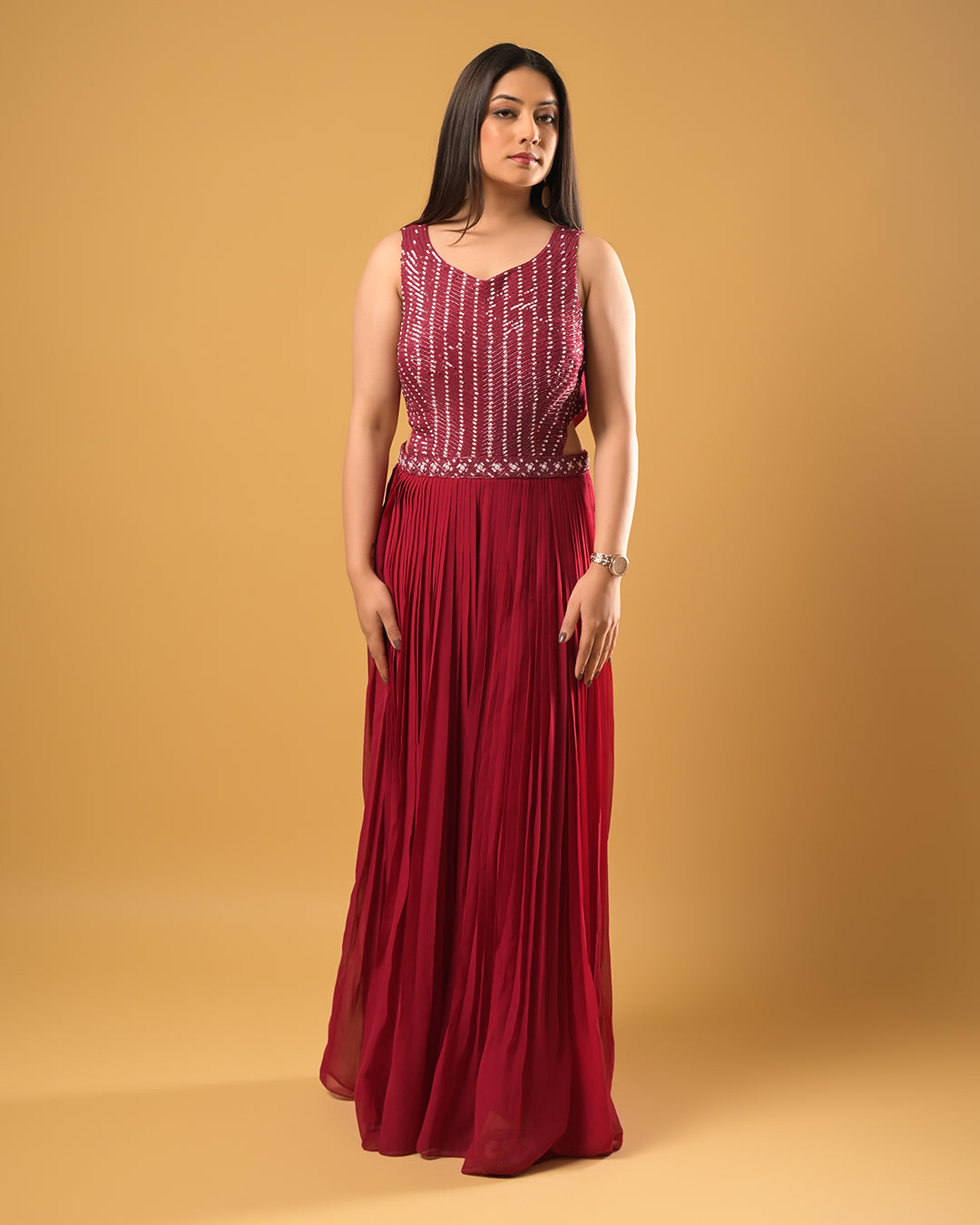 Ruby Radiance Jumpsuit