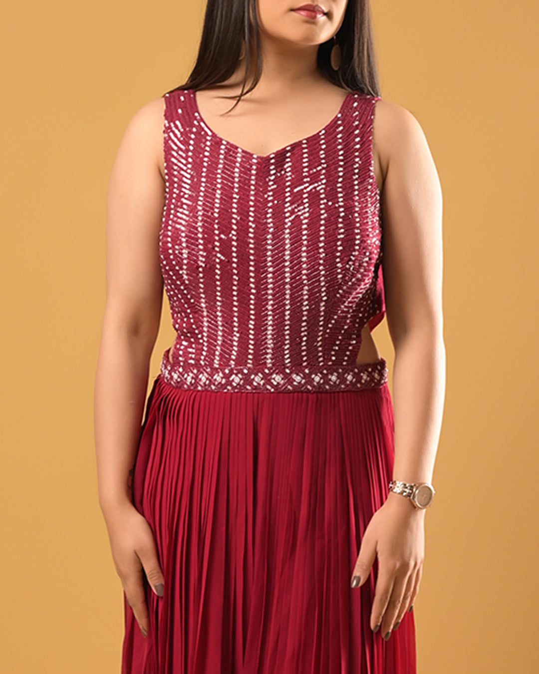 Ruby Radiance Jumpsuit