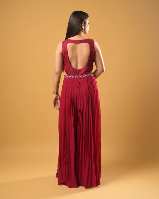 Ruby Radiance Jumpsuit
