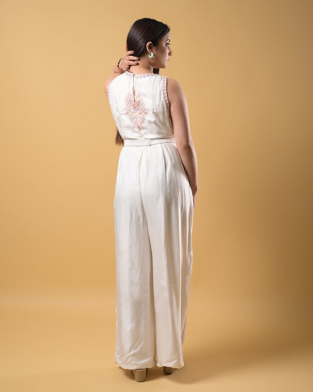 Ivory Glow Jumpsuit