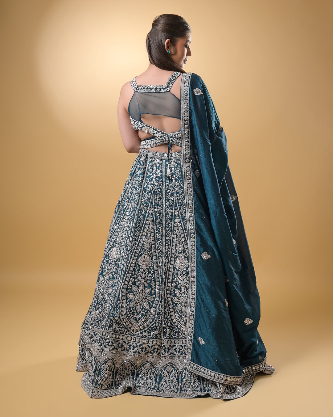 Regal Teal Lehanga