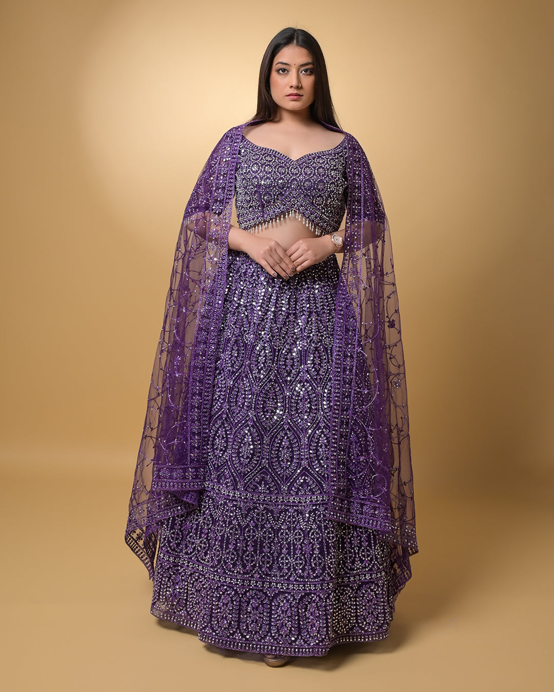 Violet Majesty Lehanga