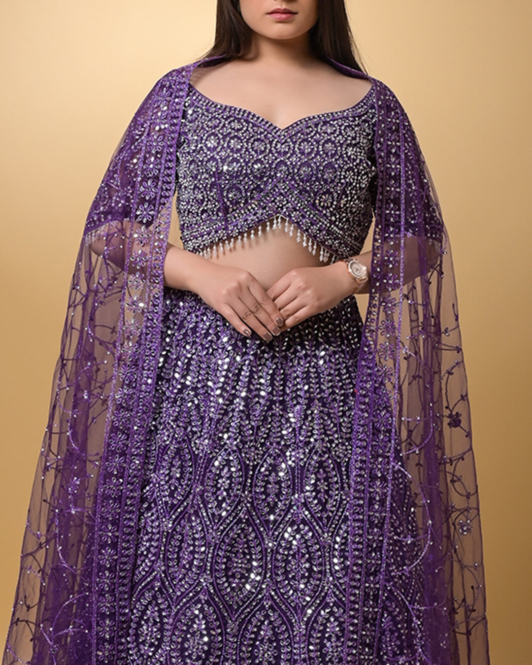 Violet Majesty Lehanga