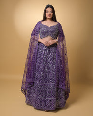 Violet Majesty Lehanga