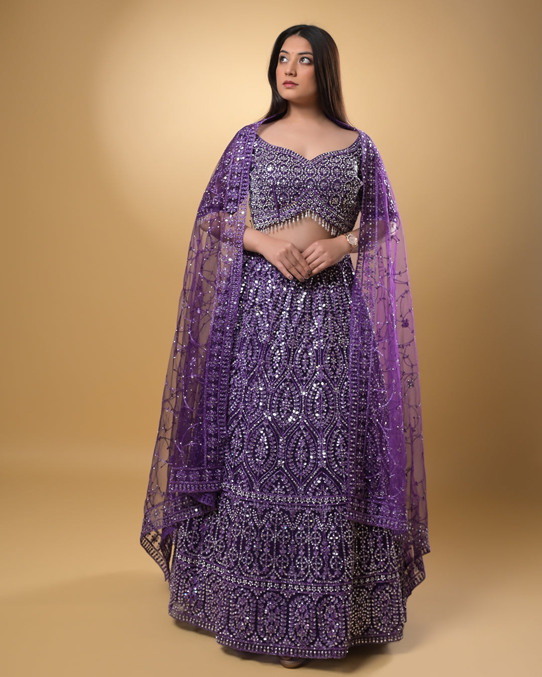 Violet Majesty Lehanga