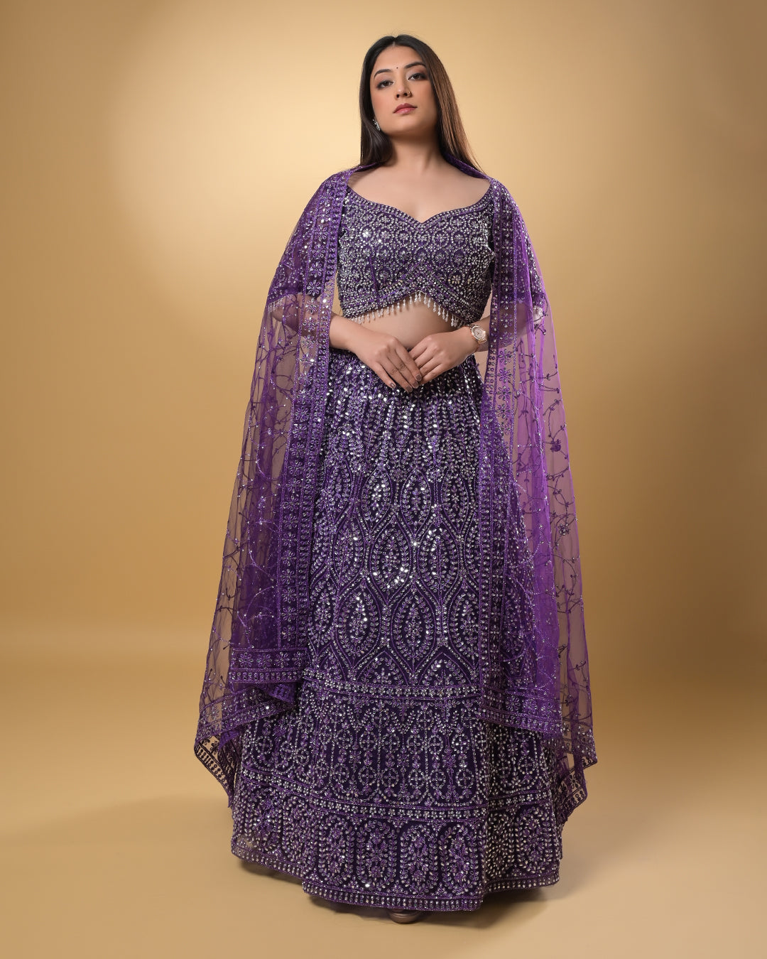 Violet Majesty Lehanga