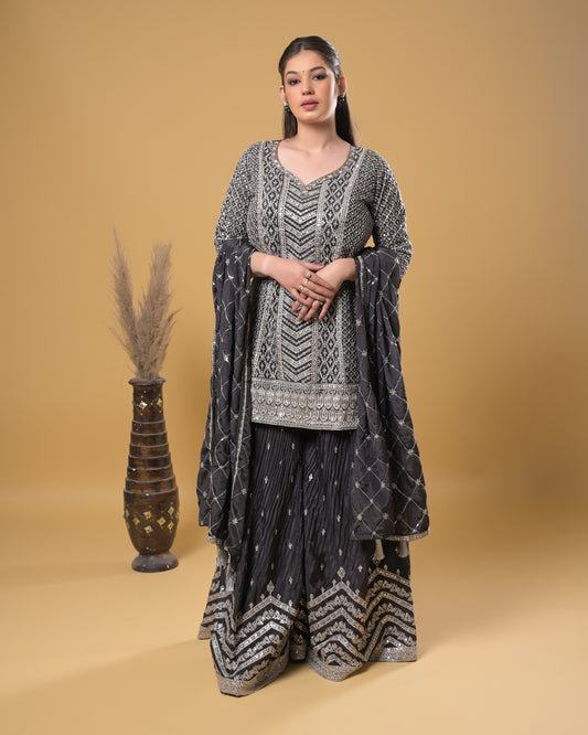 Moonstone Magic Indo-Western Dress