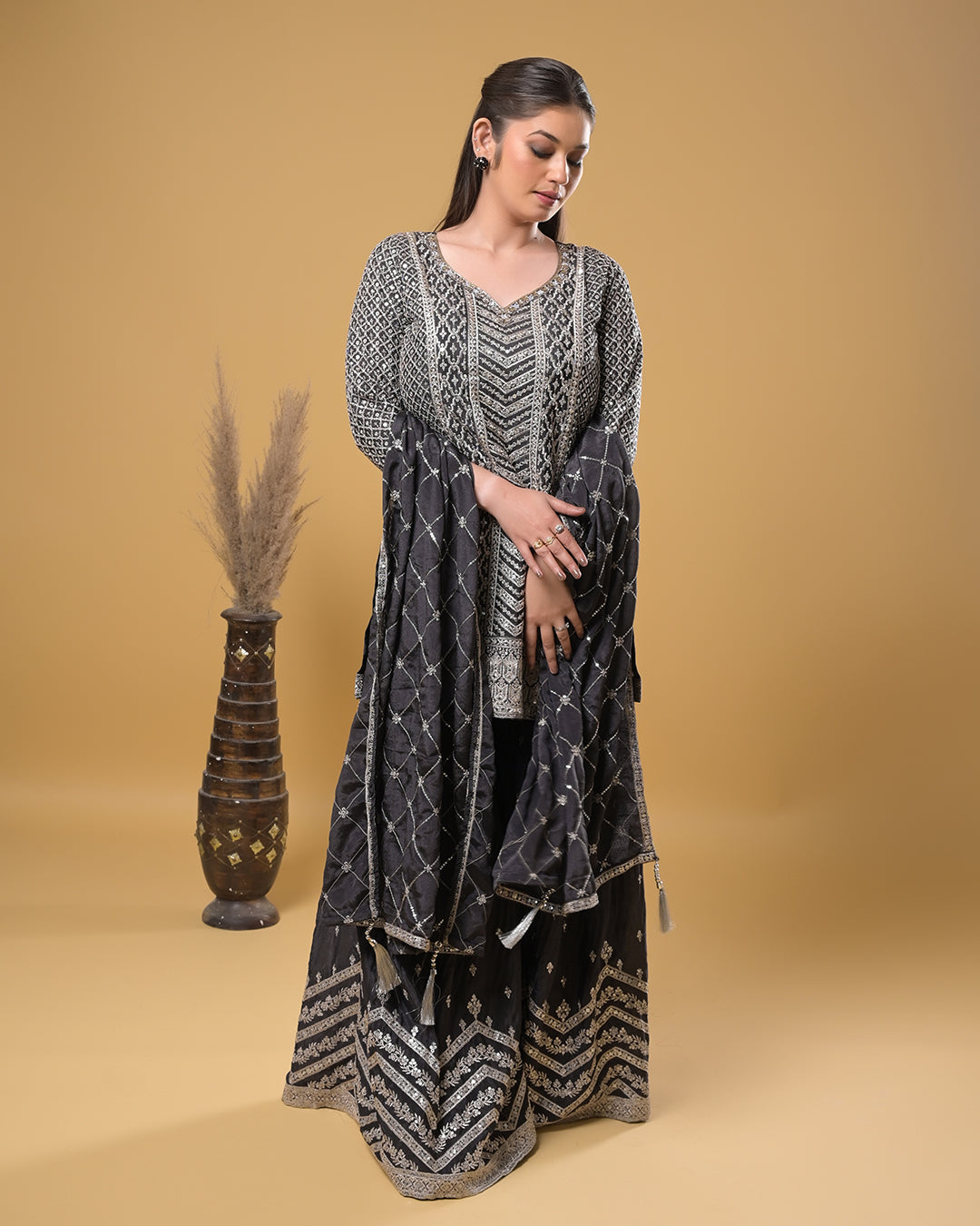 Moonstone Magic Indo-Western Dress