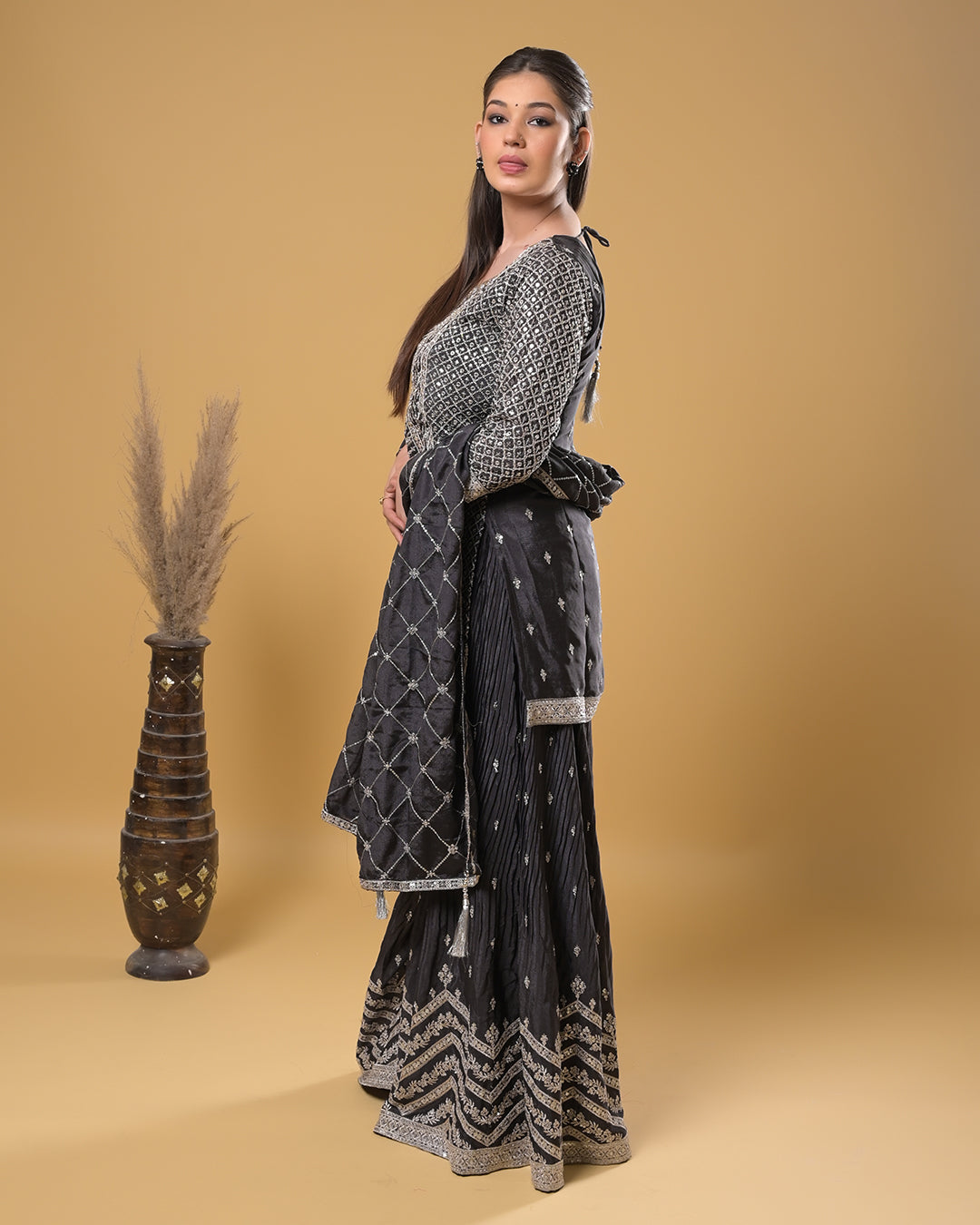 Moonstone Magic Indo-Western Dress