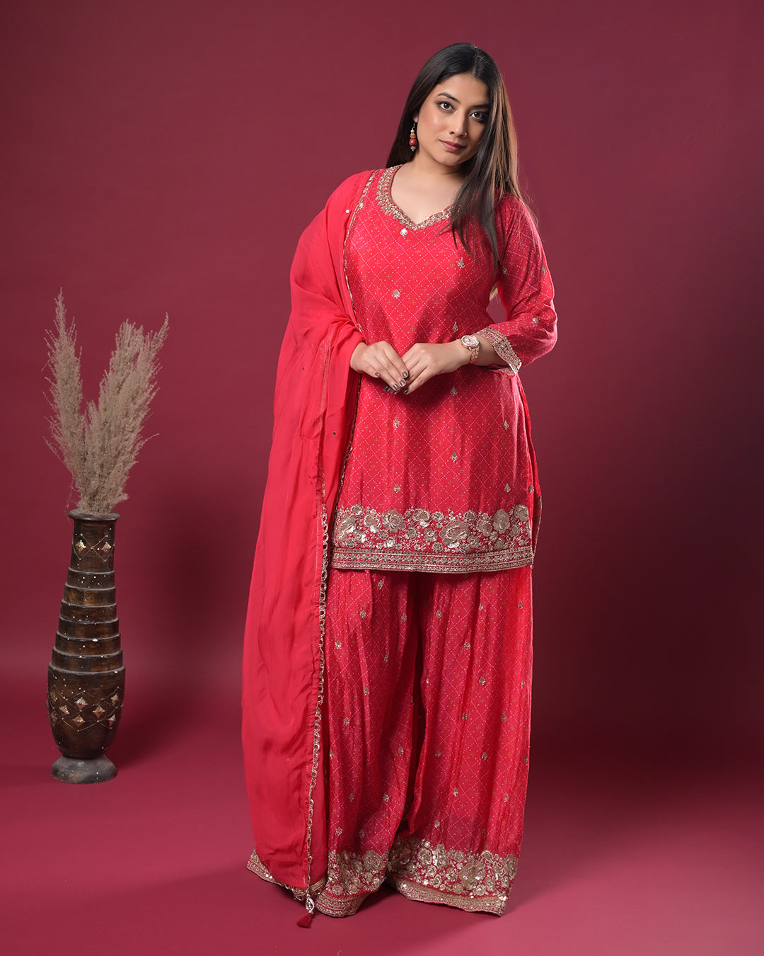 Ruby Sheen Indo-Western Dress