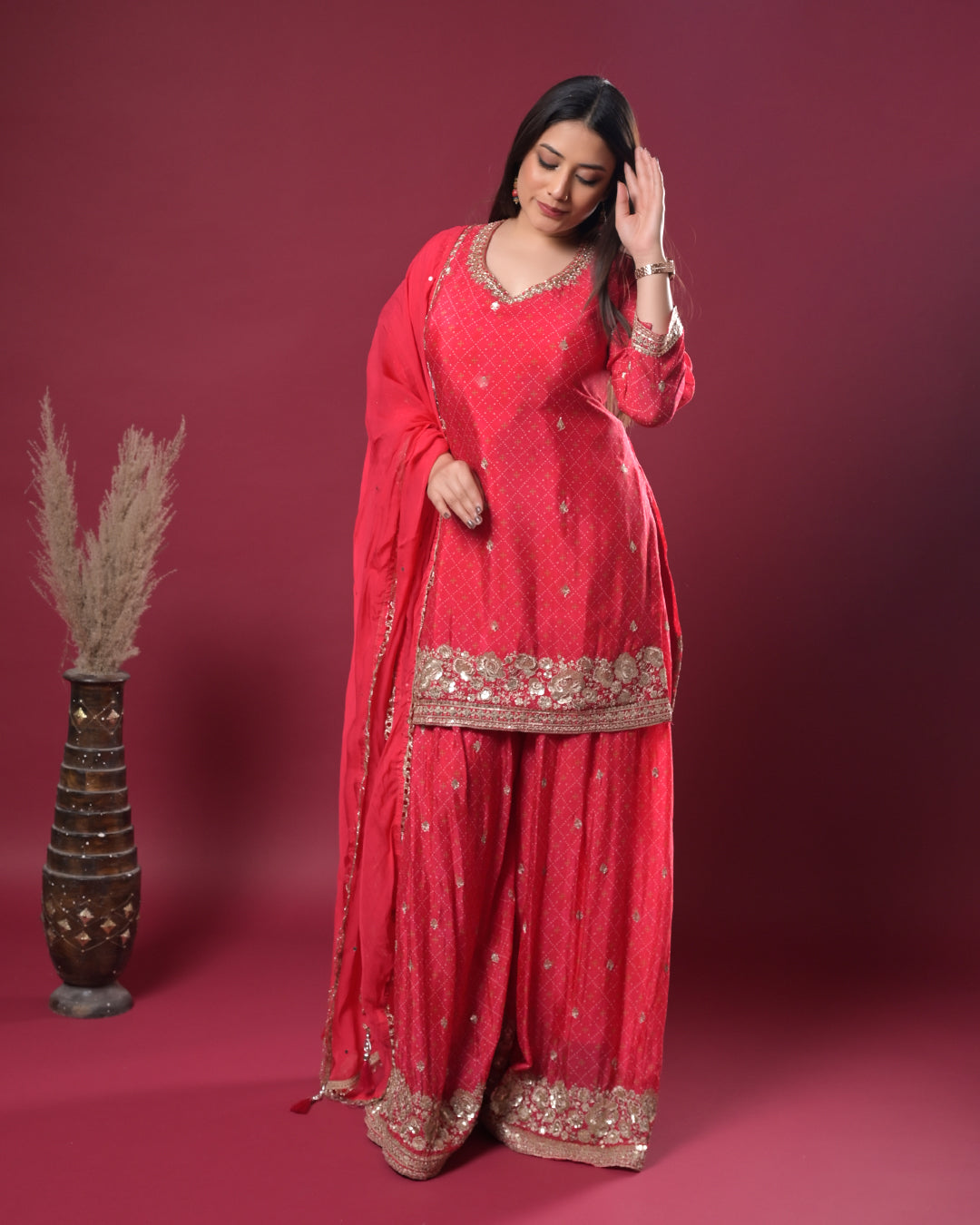 Ruby Sheen Indo-Western Dress