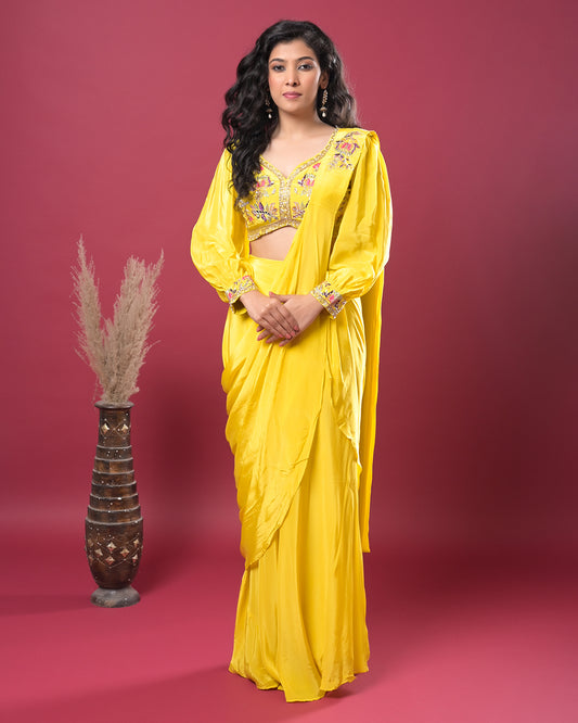Sunkissed Glow Drape Dress