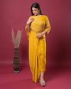 Marigold Muse Drape Dress