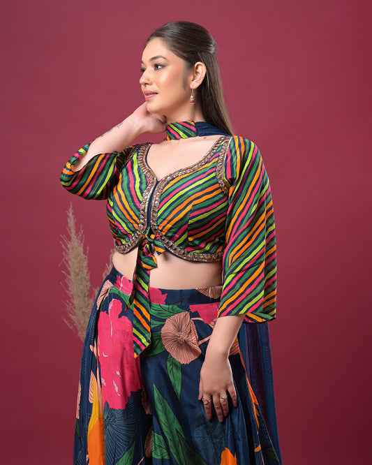 Carnival Chic Indo-Western Dress