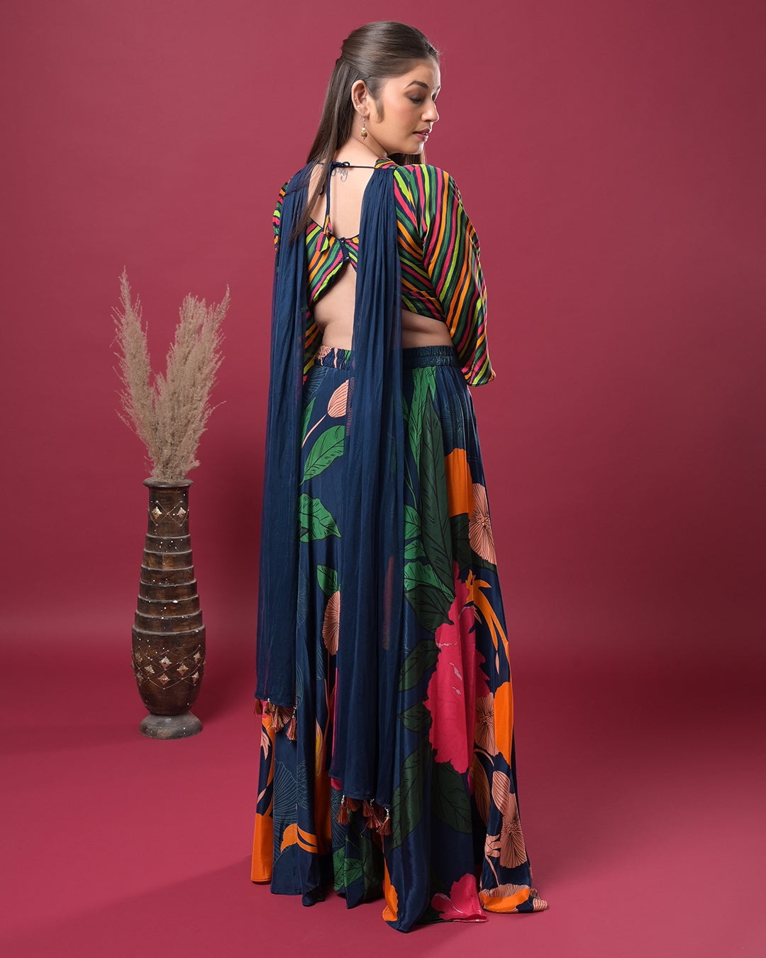 Carnival Chic Indo-Western Dress