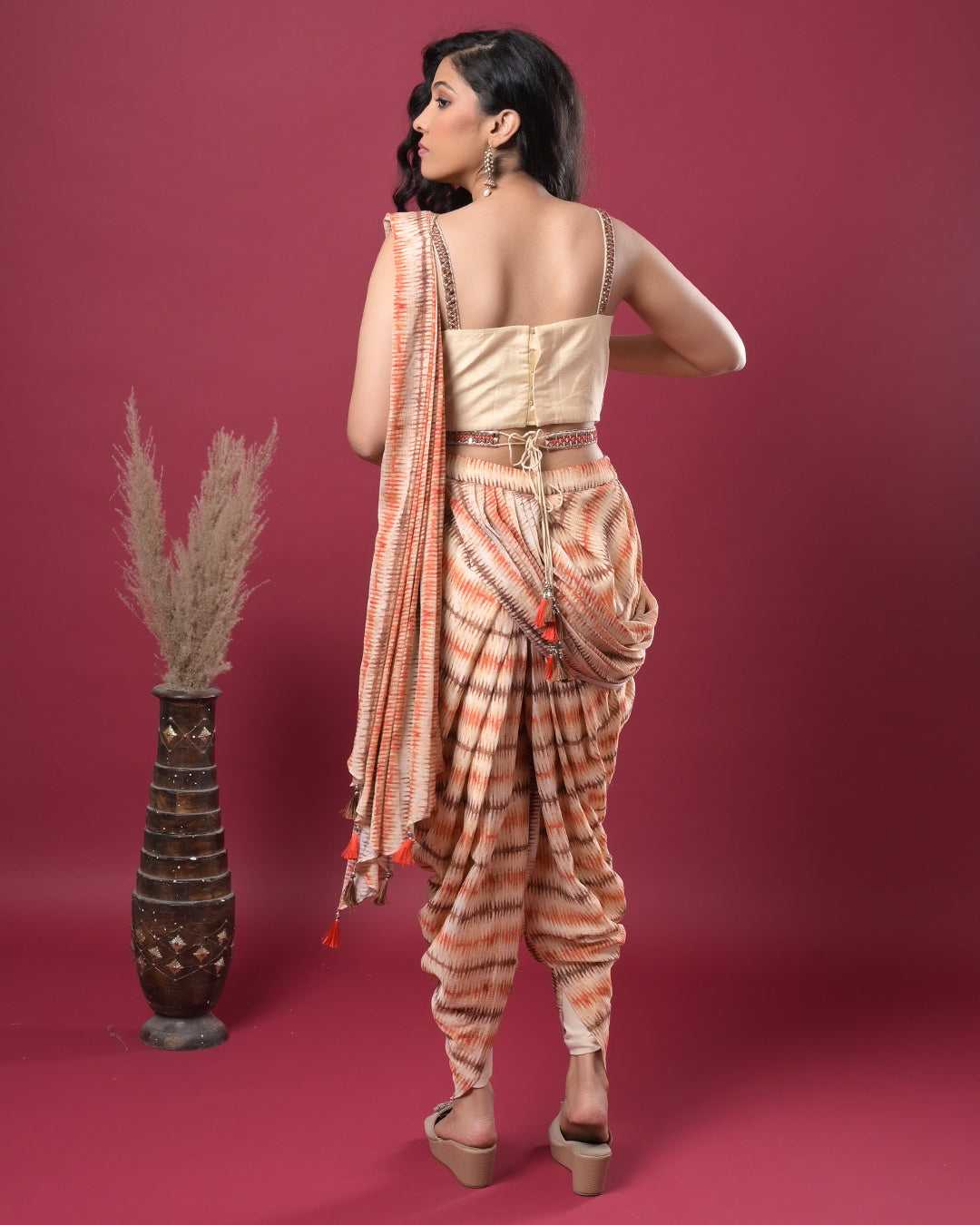 Sunset Blush Indo-Western Dress