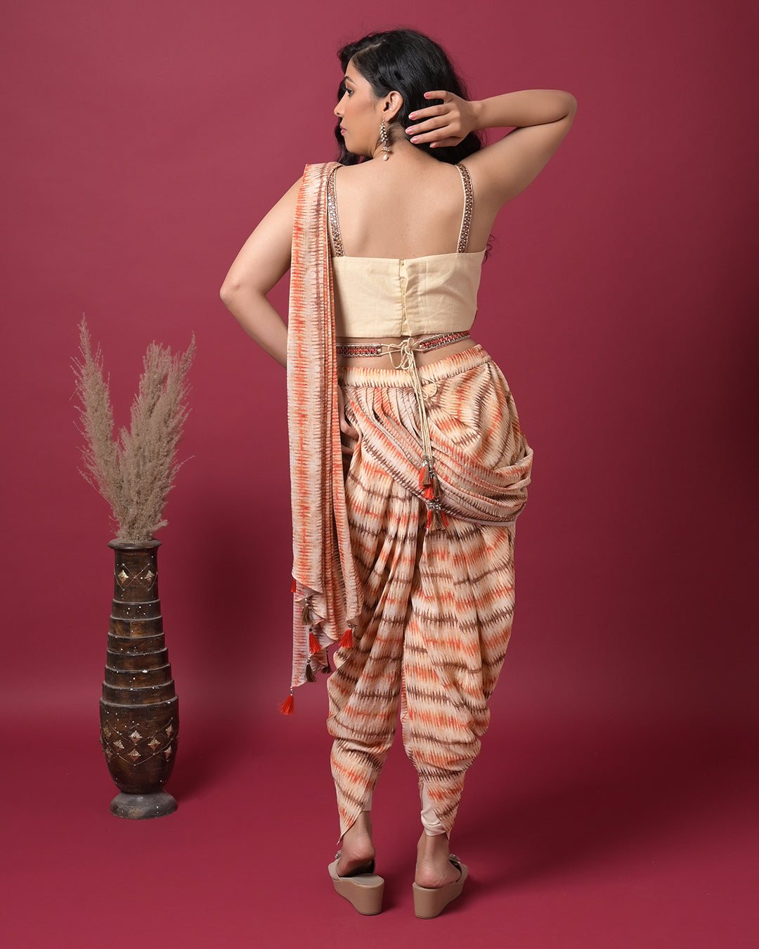 Sunset Blush Indo-Western Dress