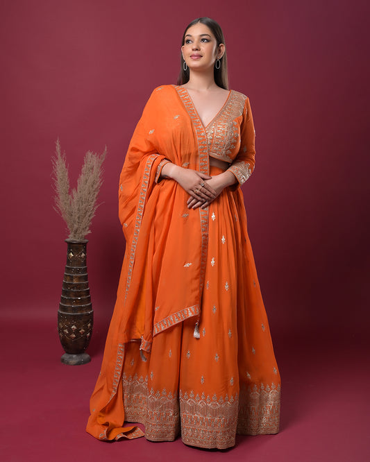 Saffron Glow Lehenga