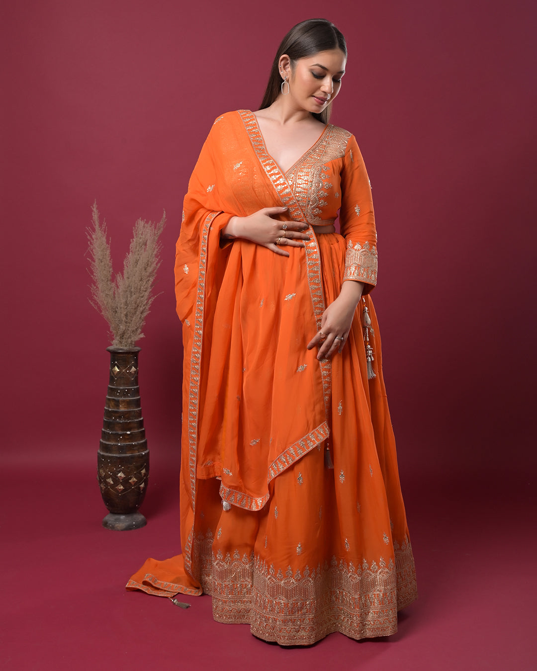 Saffron Glow Lehenga