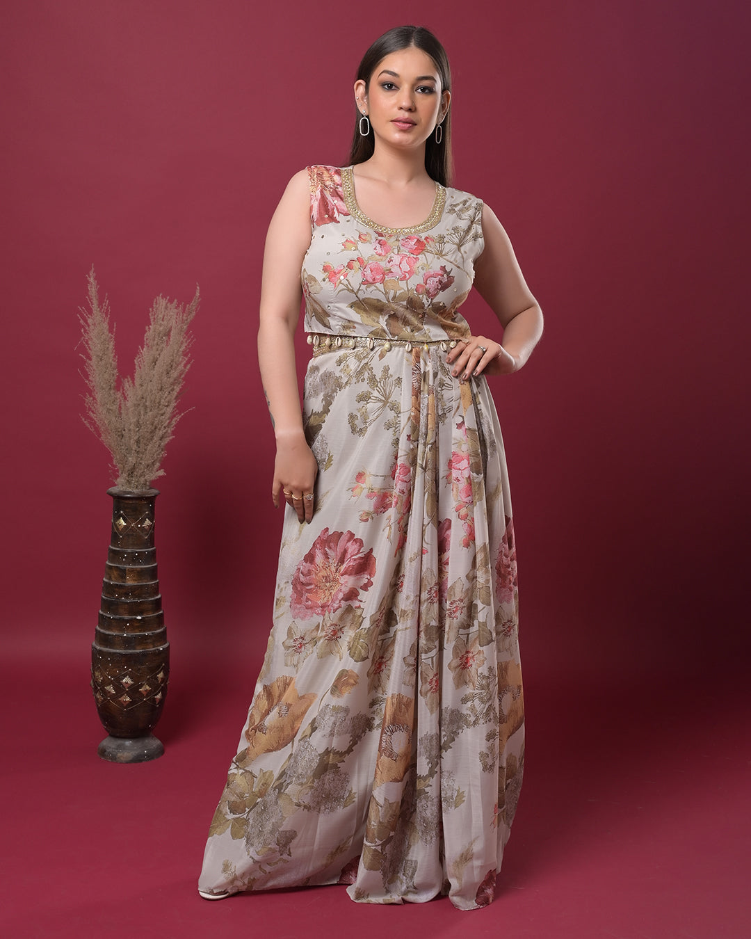 Moonlit Meadow Indo-Western Dress