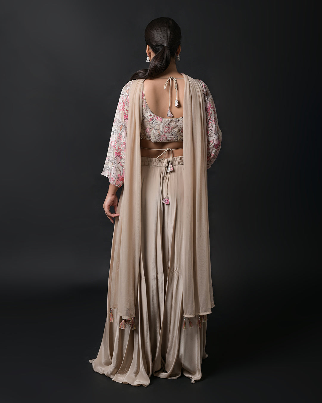 Champagne Blush Indo-Western Dress