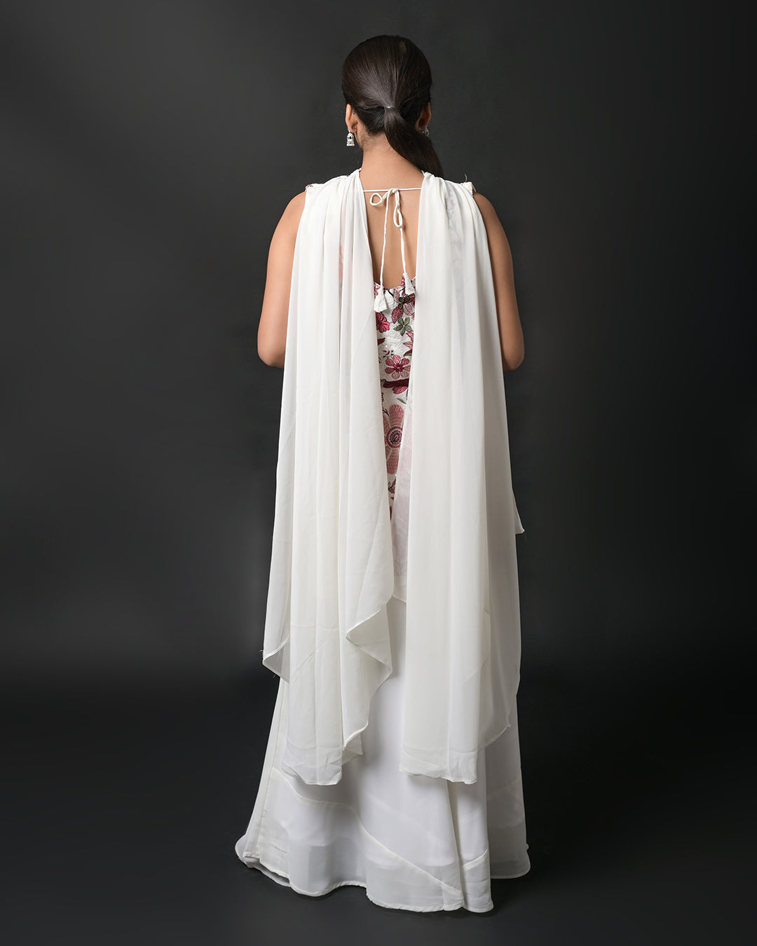 Ivory Rouge Indo-Western Dress