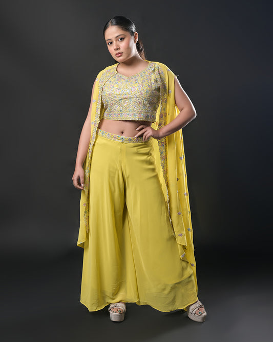 Sunlit Glow Indo-Western Dress