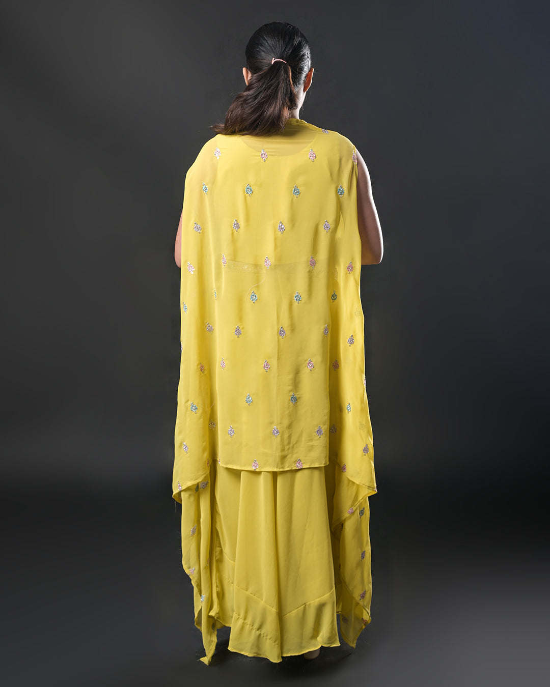 Sunlit Glow Indo-Western Dress