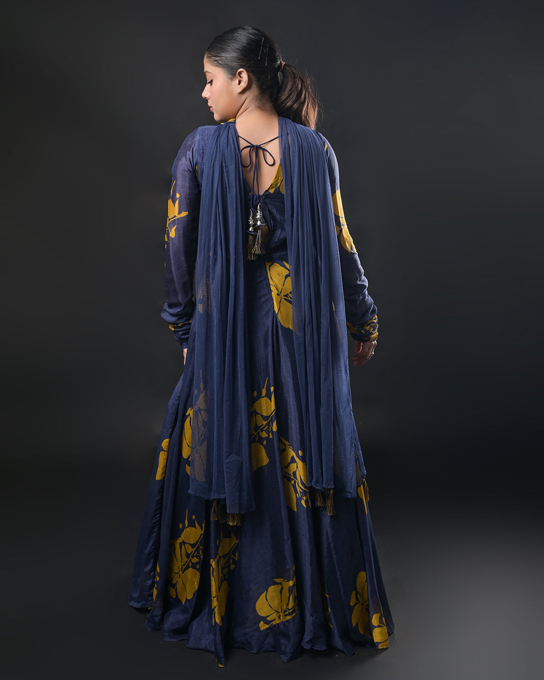 Midnight Bloom Gown