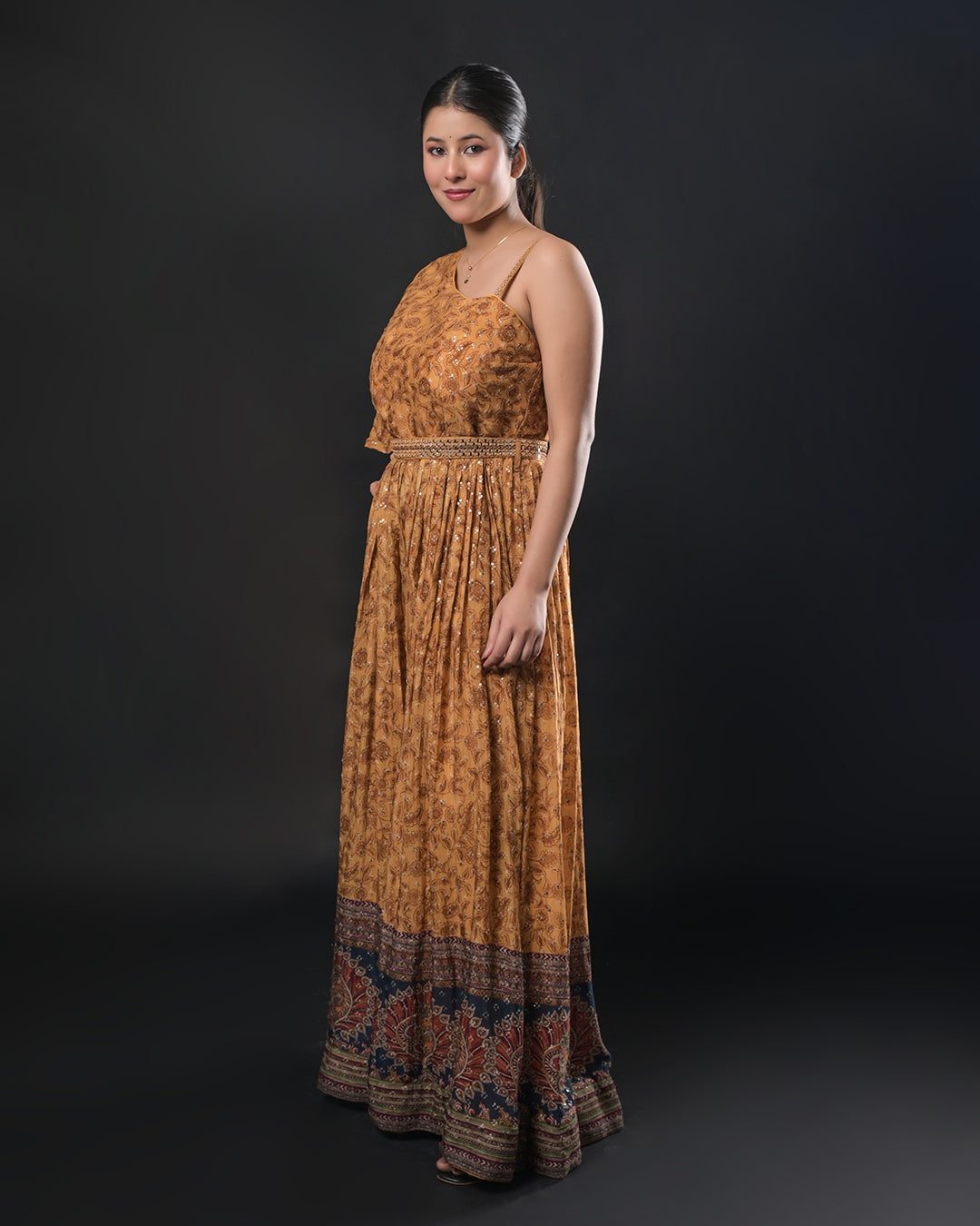 Golden Ember Jumpsuit