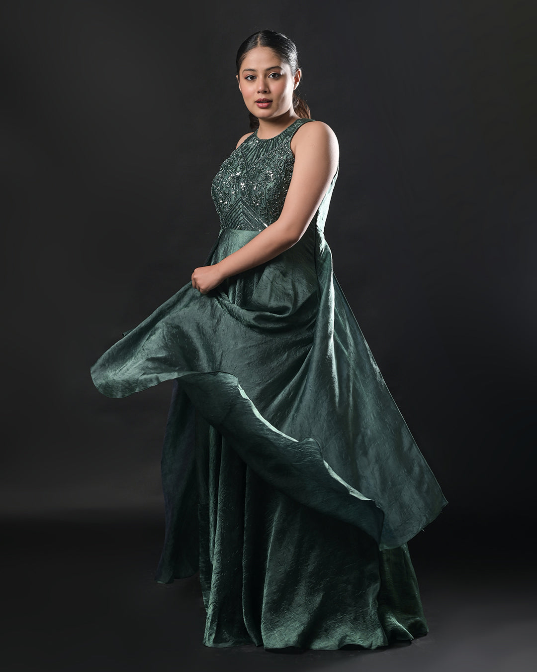 Emerald Twilight Gown