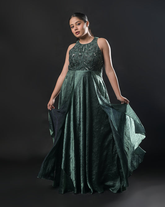 Emerald Twilight Gown