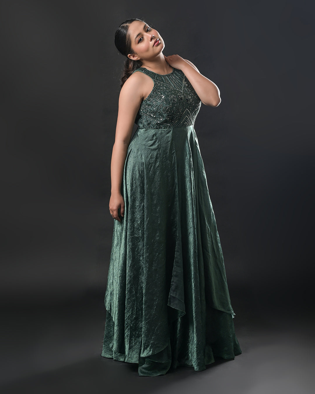 Emerald Twilight Gown