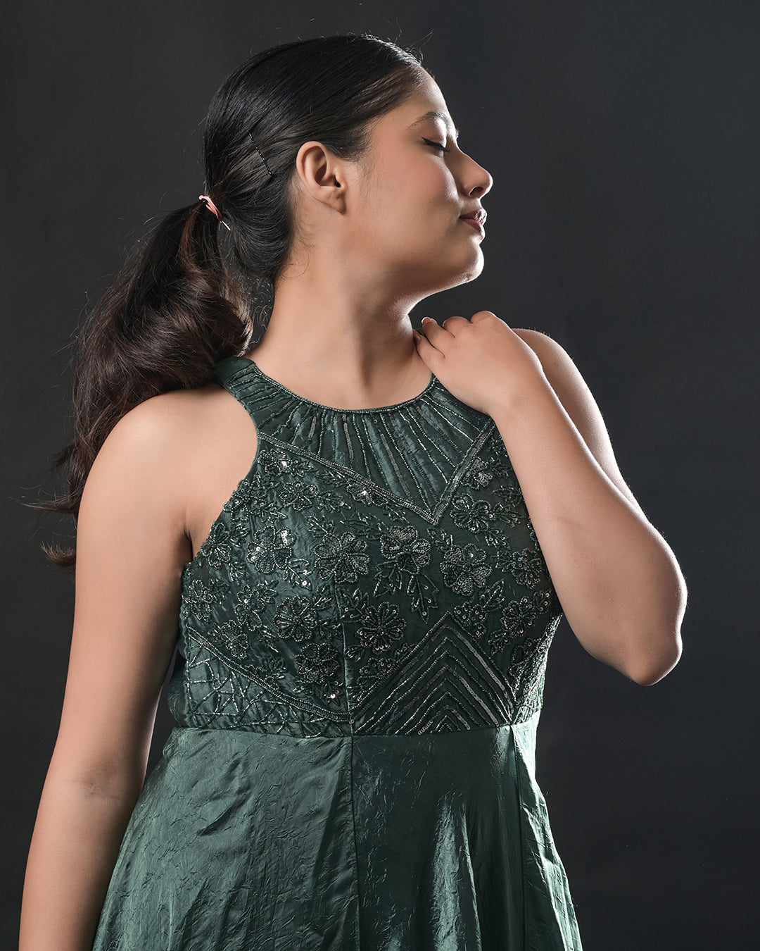 Emerald Twilight Gown