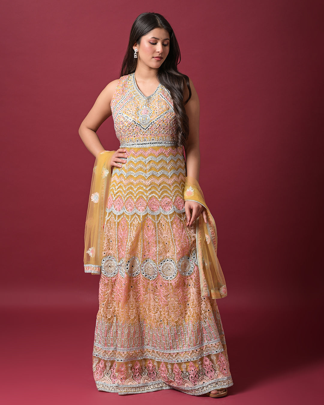 Sunset Sorbet Gown