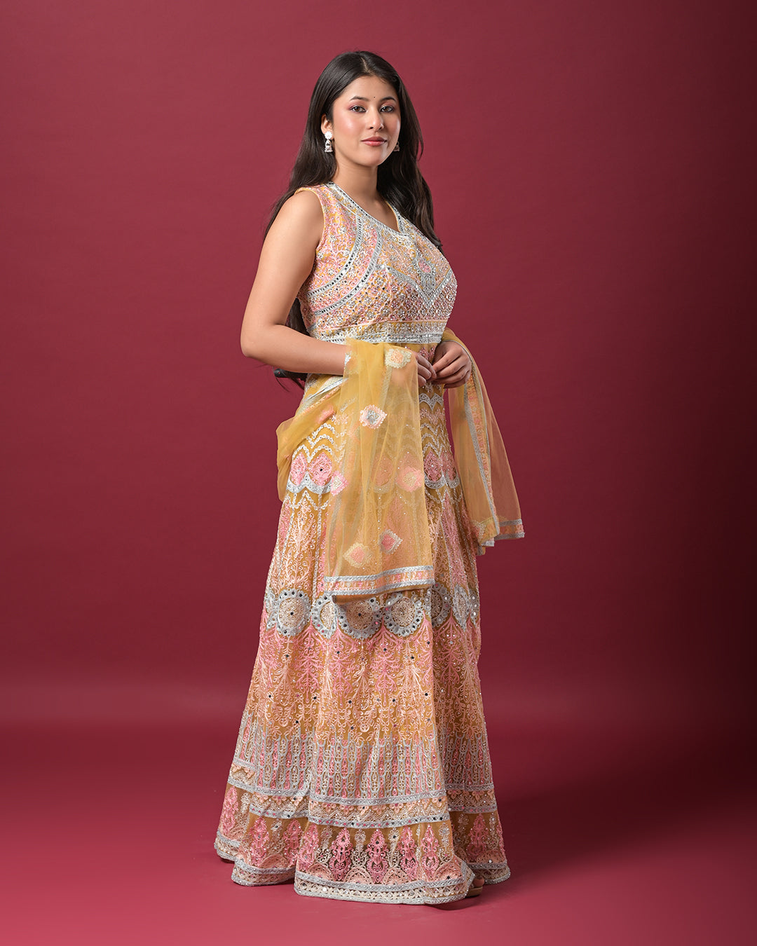 Sunset Sorbet Gown