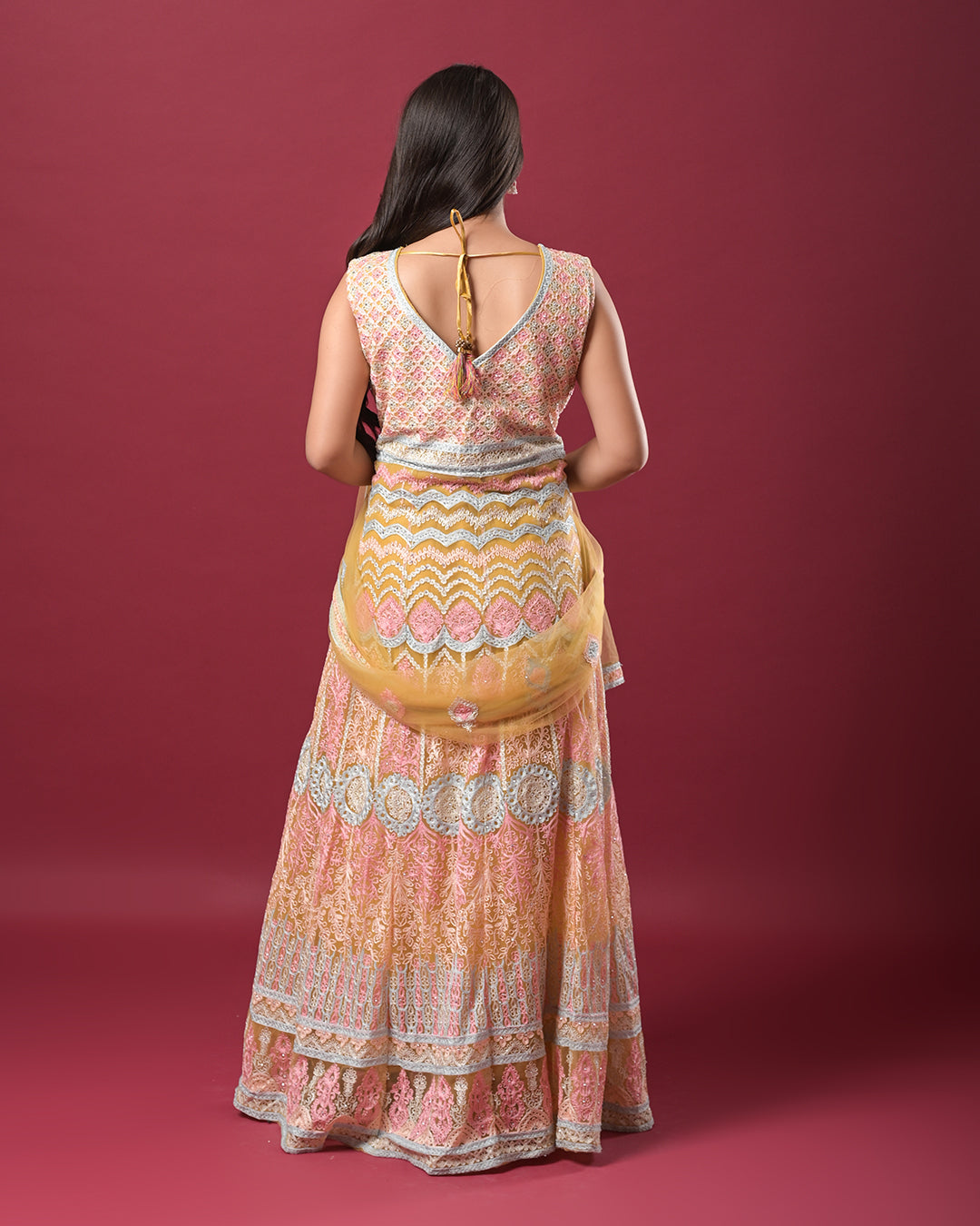 Sunset Sorbet Gown