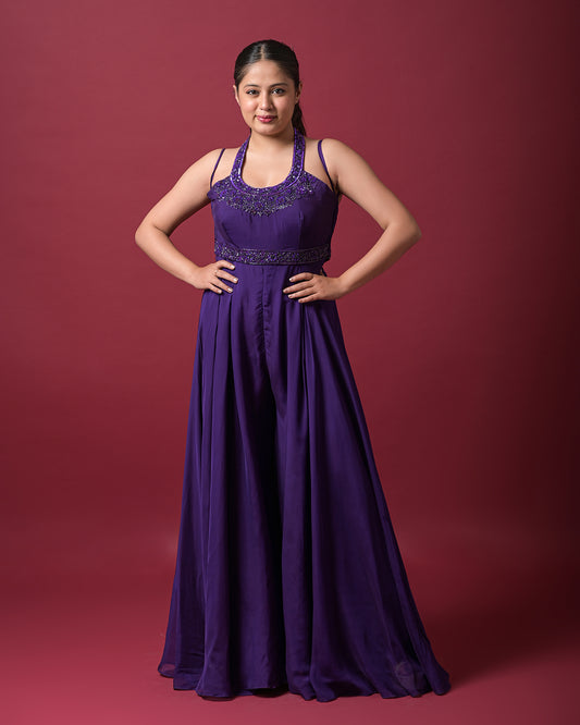 Royal Amethyst Jumpsuit