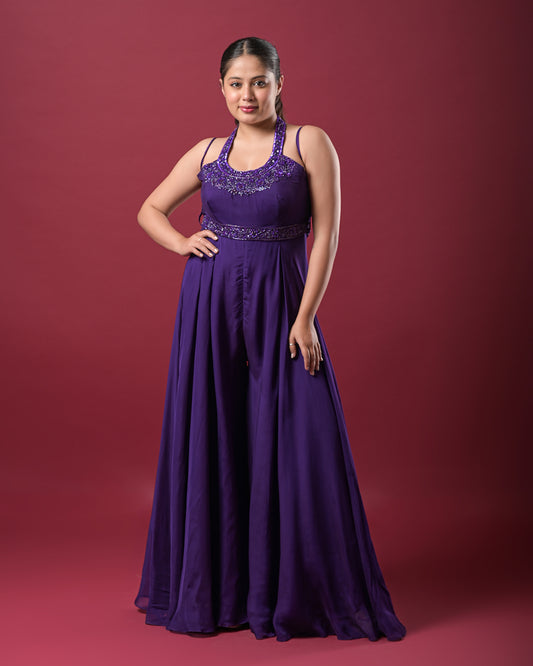 Royal Amethyst Jumpsuit