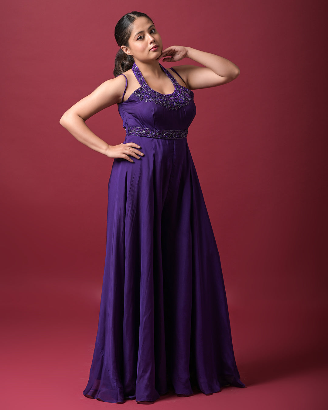 Royal Amethyst Jumpsuit