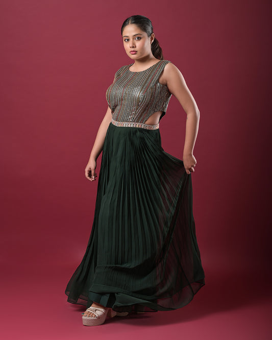 Emerald Dusk Jumpsuit
