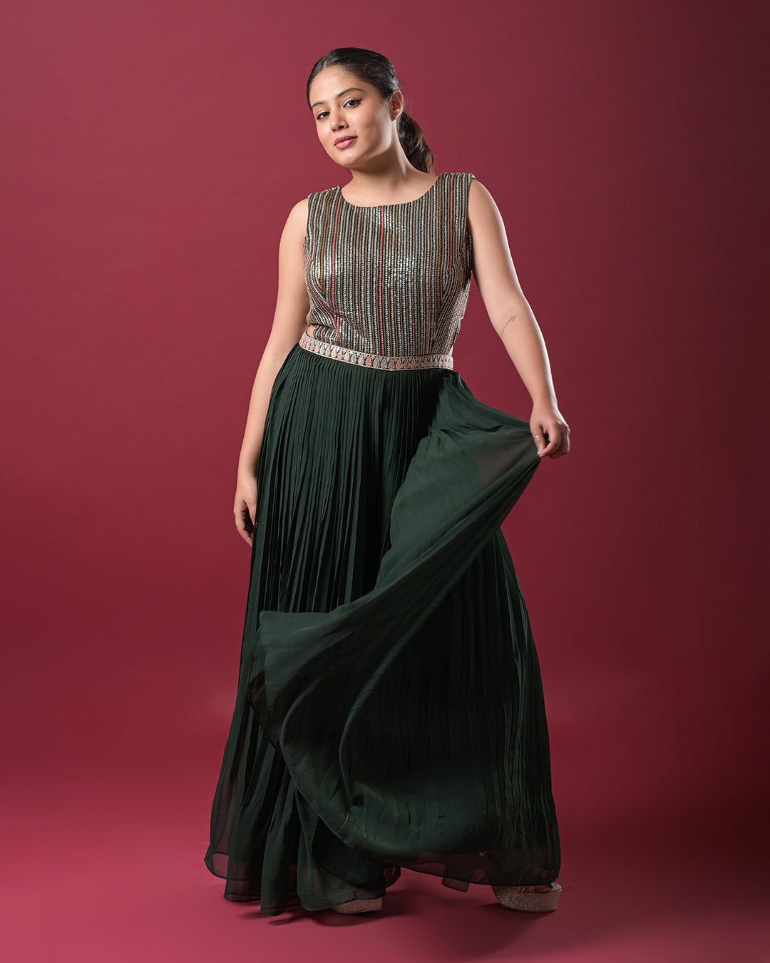 Emerald Dusk Jumpsuit
