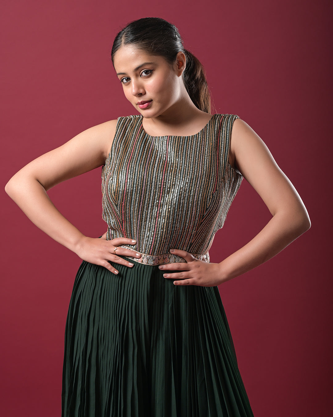 Emerald Dusk Jumpsuit