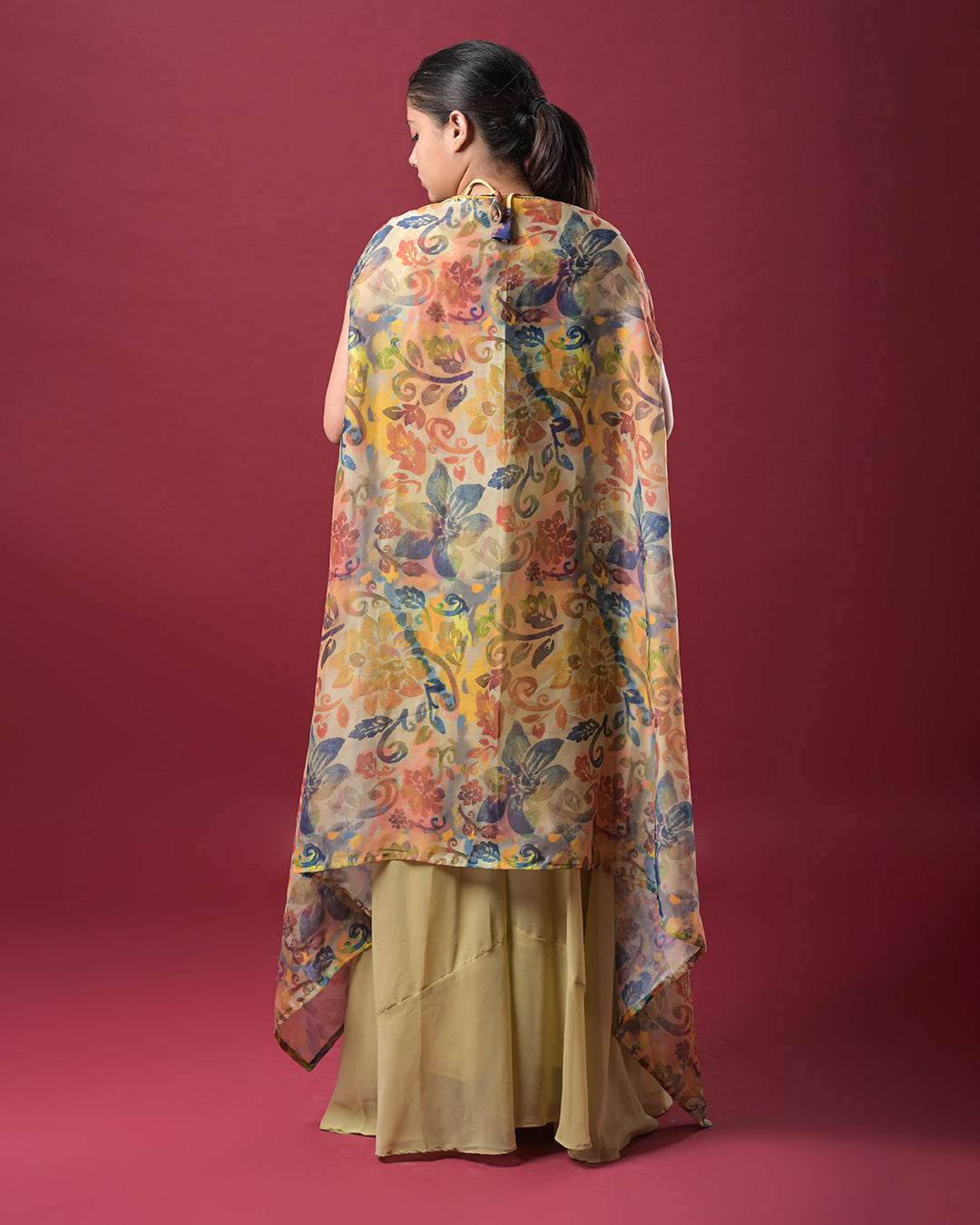 Mystique Bloom Indo-Western Dress