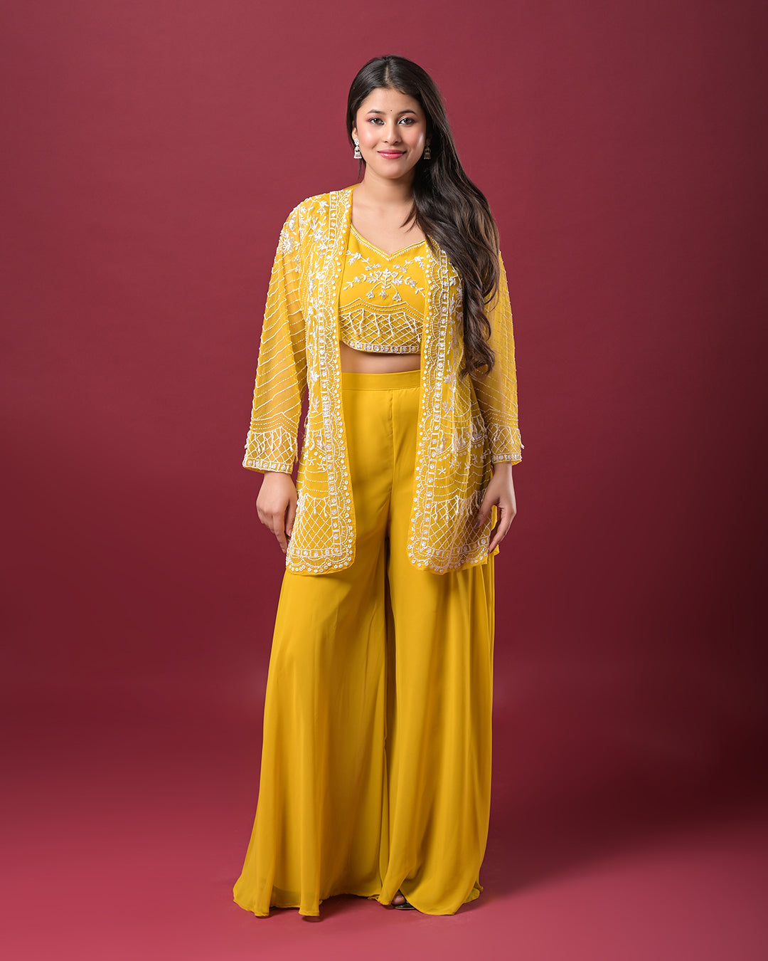 Sunlit Grace Indo-Western Dress