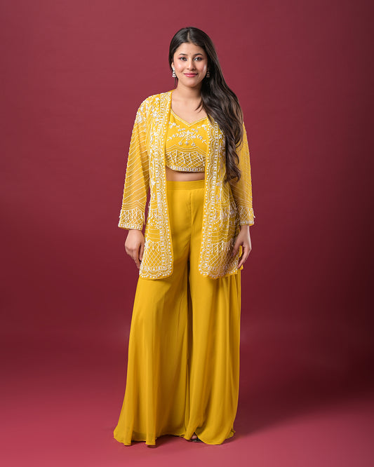 Sunlit Grace Indo-Western Dress